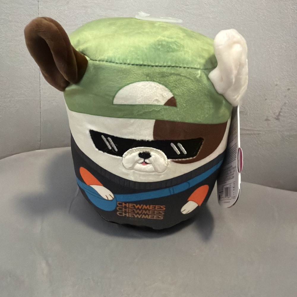 NEW ChewMees by Squishmallows Ezra ChewMees The French Bulldog Dog Toy